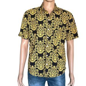 p & k cuffs shirts Short Sleeve herald square elegant size L